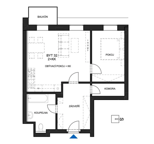 Pronájem bytu 2+kk, Plzeň, Františka Kováříka, 61 m2