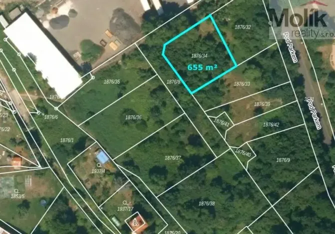 Prodej stavebního pozemku, 655 m², Prokopská, Krupka