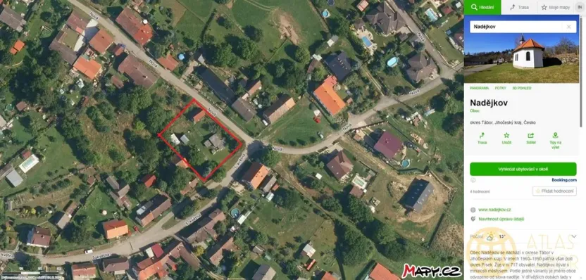 Prodej pozemku pro bydlení, Nadějkov, 1387 m2