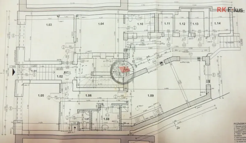 Pronájem bytu 2+kk, Třebíč - Horka-Domky, Vaňkovo nám., 63 m2