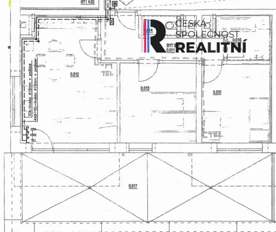 Pronájem bytu 3+kk, Brno - Žebětín, Hvozdecká, 93 m2