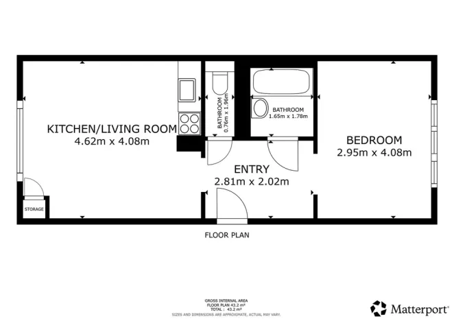 Prodej bytu 1+1, Mimoň - Mimoň I, Sídliště pod Ralskem, 44 m2
