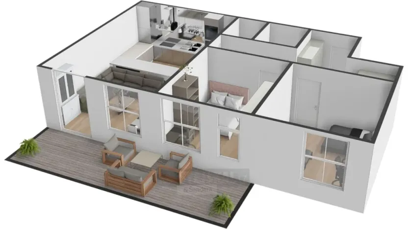 Prodej bytu 3+kk, Včelná, Pod Tratí, 72 m2