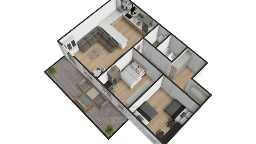 Prodej bytu 3+kk, Včelná, Pod Tratí, 72 m2