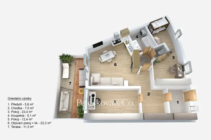 Prodej bytu 3+kk, Praha - Libuš, Libušská, 74 m2