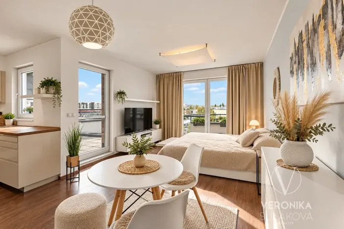 Prodej bytu 2+kk, Praha - Letňany, Hlučkova, 60 m2