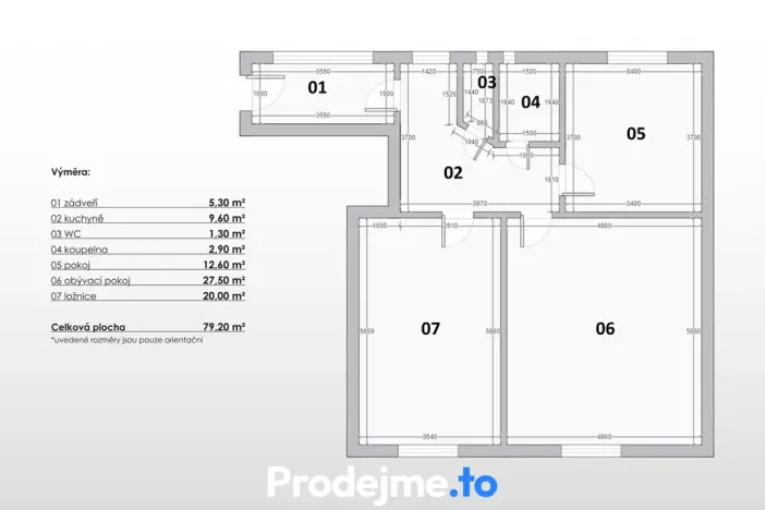 Prodej bytu 3+kk, Znojmo, Jarošova, 79 m2