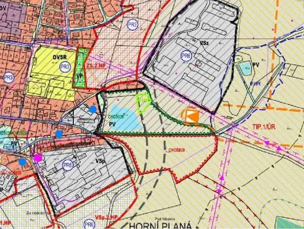 Prodej pozemku, Horní Planá, 1390 m2