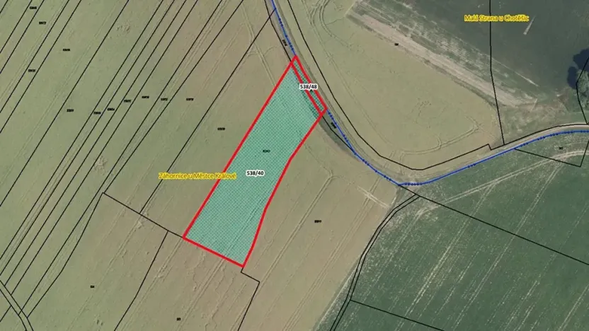 Prodej pozemku, 6751 m², Záhornice