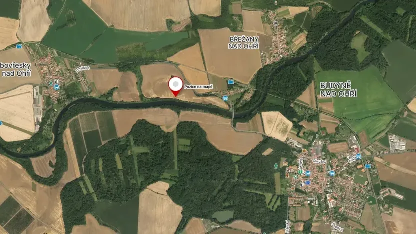 Prodej pole, Budyně nad Ohří, 1030 m2