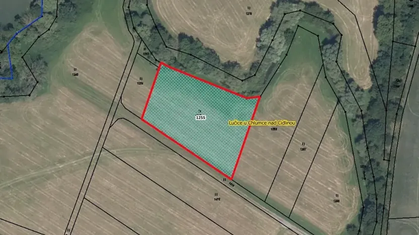 Prodej pozemku, 3712 m², Chlumec nad Cidlinou, Lučice