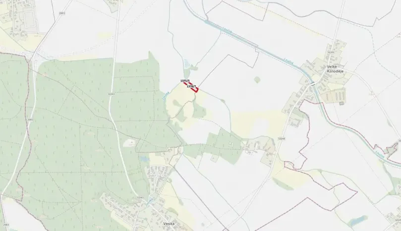 Prodej louky, Sezemice, 3683 m2
