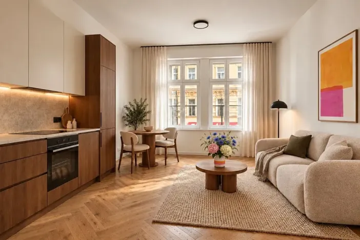 Prodej bytu 2+kk, Praha - Vinohrady, Bělehradská, 45 m2