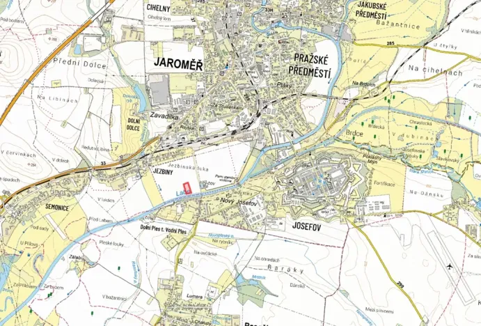 Prodej pole, Jaroměř, 7485 m2
