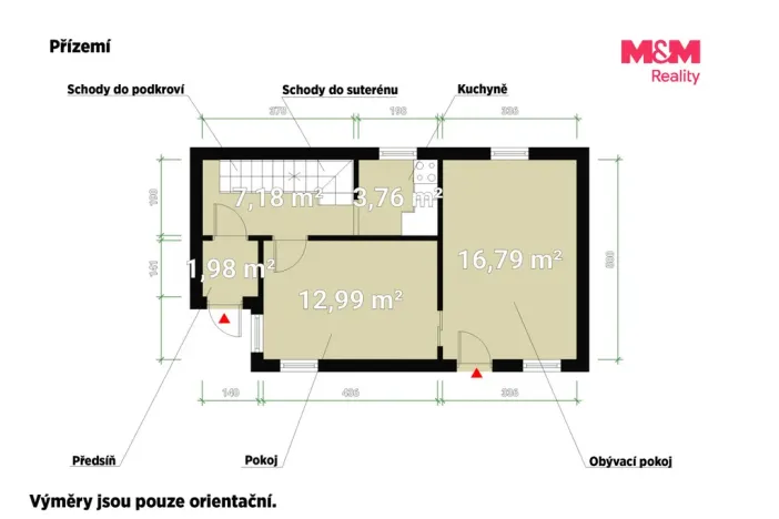 Prodej chaty, Klecany, 52 m2