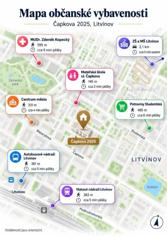 Prodej bytu 2+kk, Litvínov - Horní Litvínov, Čapkova, 36 m2