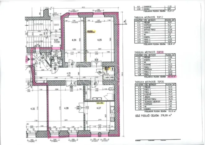 Pronájem bytu 3+1, Praha - Smíchov, Kořenského, 108 m2