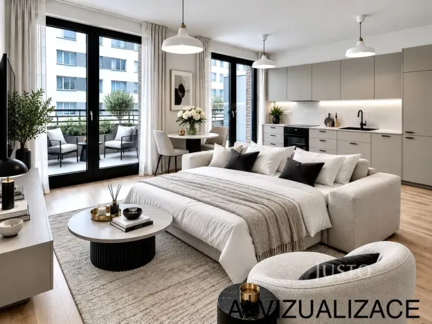 Pronájem bytu 1+kk, Praha - Žižkov, Budovcova, 35 m2