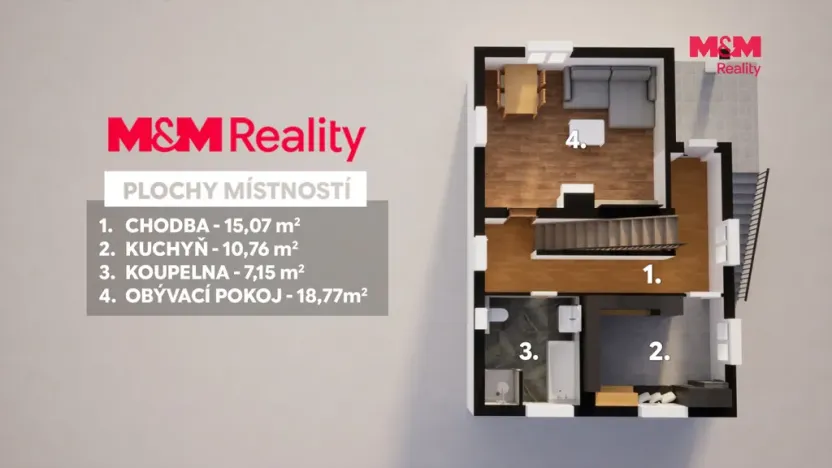 Prodej rodinného domu, Merboltice, 109 m2