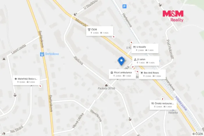 Pronájem bytu 2+1, Ústí nad Labem - Klíše, Vilová Ulička, 61 m2
