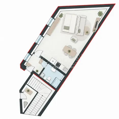 Prodej bytu 1+kk, Praha - Libeň, Sokolovská, 43 m2