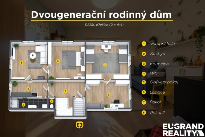 Prodej vícegeneračního domu, Děčín, U Školy, 397 m2