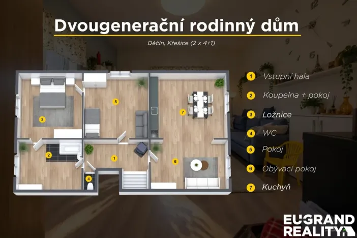 Prodej vícegeneračního domu, Děčín, U Školy, 397 m2