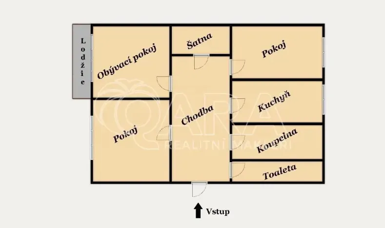 Prodej bytu 3+1, Odry, sídliště Míru, 76 m2