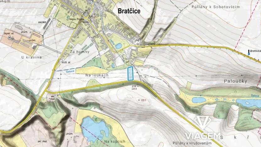 Prodej podílu pole, Bratčice, 2018 m2