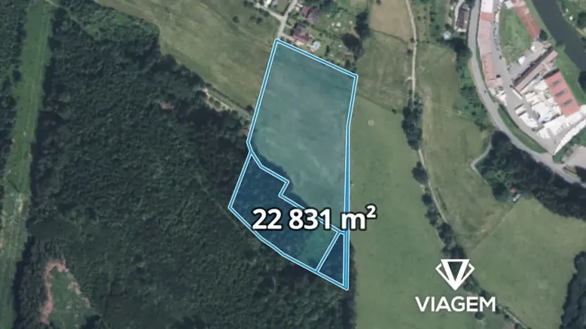 Prodej pole, 3805 m², Ústí nad Orlicí, Kerhartice
