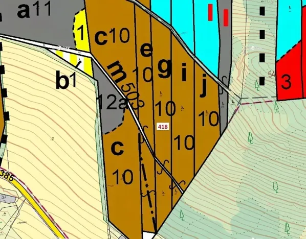 Dražba lesa, Záhoří, 4422 m2