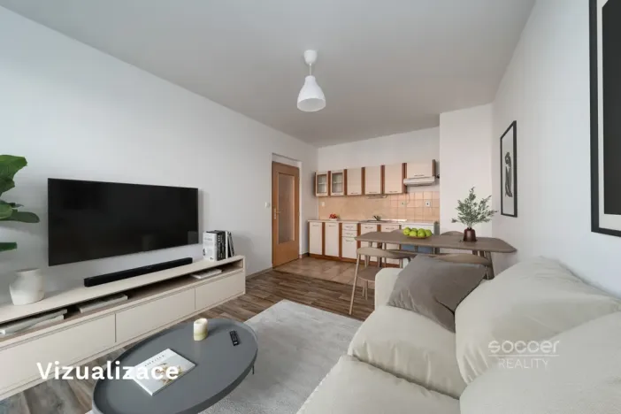 Pronájem bytu 2+kk, Mladá Boleslav - Mladá Boleslav III, U Kasáren, 43 m2