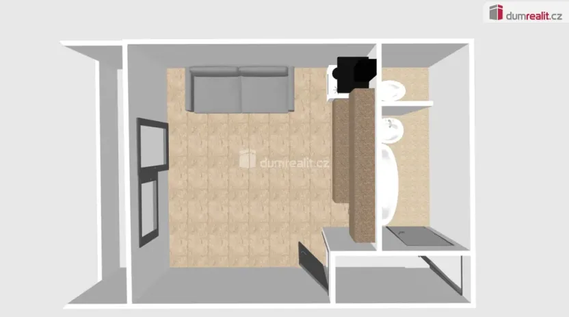 Pronájem bytu 1+kk, Břeclav, J. Palacha, 20 m2