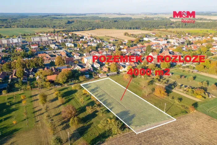 Prodej zahrady, Kožlany, 4000 m2
