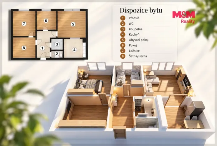 Prodej bytu 3+kk, Praha, Tererova, 63 m2