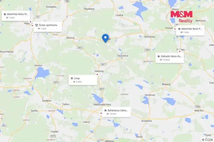 Prodej pozemku pro bydlení, Nalžovské Hory - Žďár, 4208 m2