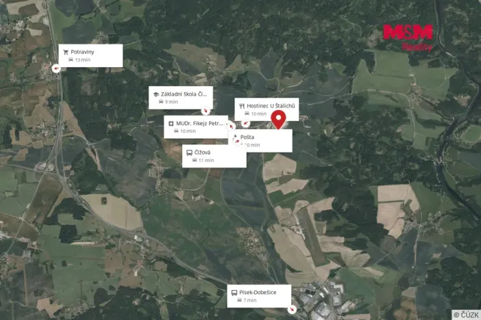 Prodej pozemku pro bydlení, Čížová - Zlivice, 1281 m2