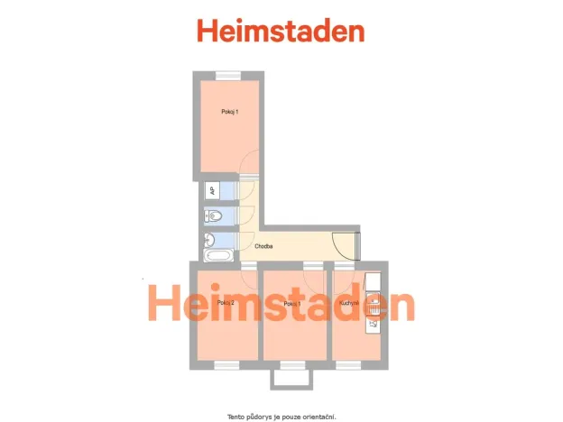 Pronájem bytu 3+1, Ostrava - Poruba, Opavská, 73 m2