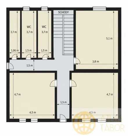 Pronájem skladu, Tábor, Vožická, 7000 m2