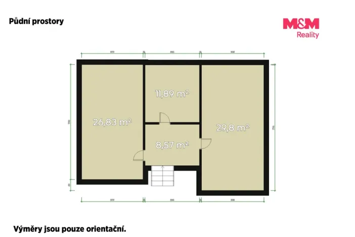 Prodej rodinného domu, Řevničov, Vrchlického, 74 m2