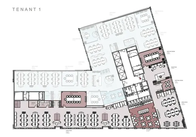 Pronájem kanceláře, Praha - Smíchov, Plzeňská, 1000 m2
