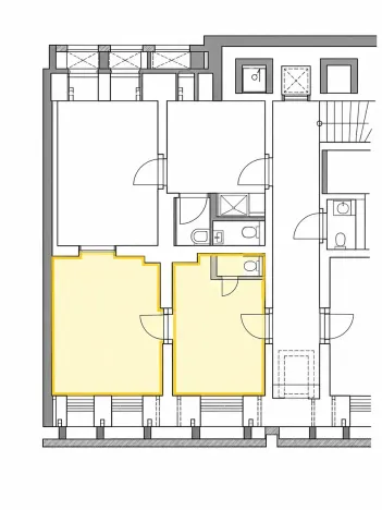Prodej kanceláře, Praha - Žižkov, Roháčova, 48 m2