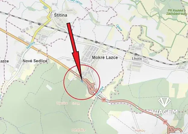 Prodej zahrady, Mokré Lazce, 2145 m2
