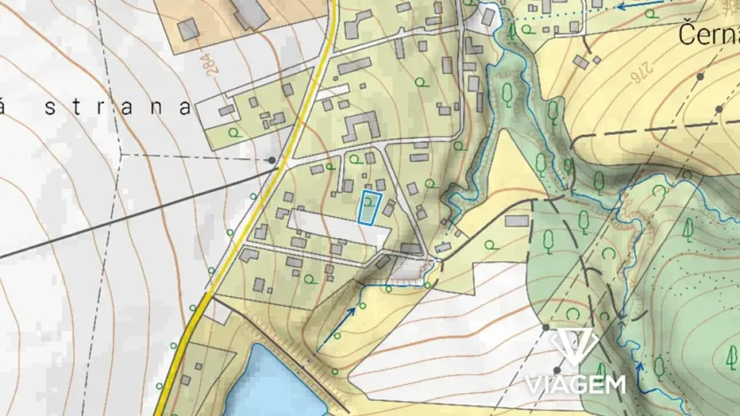 Prodej zahrady, Kateřinice, 745 m2