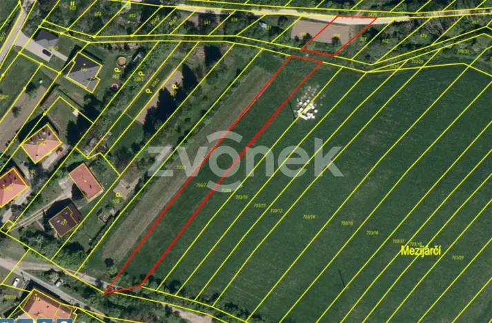Prodej pozemku pro bydlení, Pitín, 2007 m2