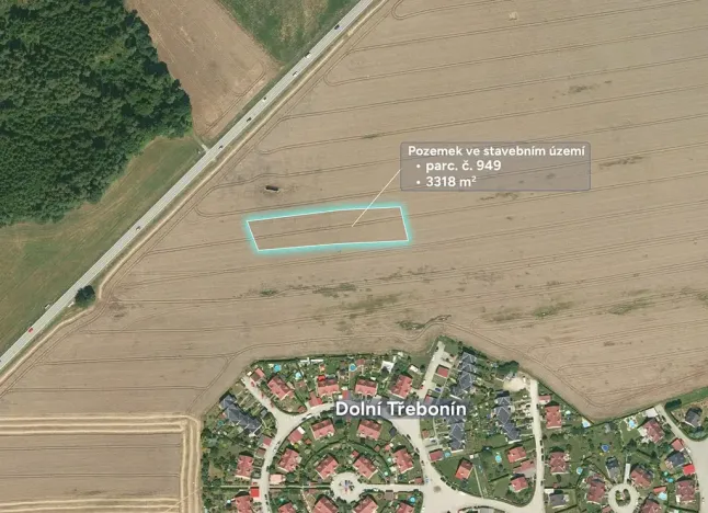 Prodej pozemku pro bydlení, Dolní Třebonín, 3318 m2