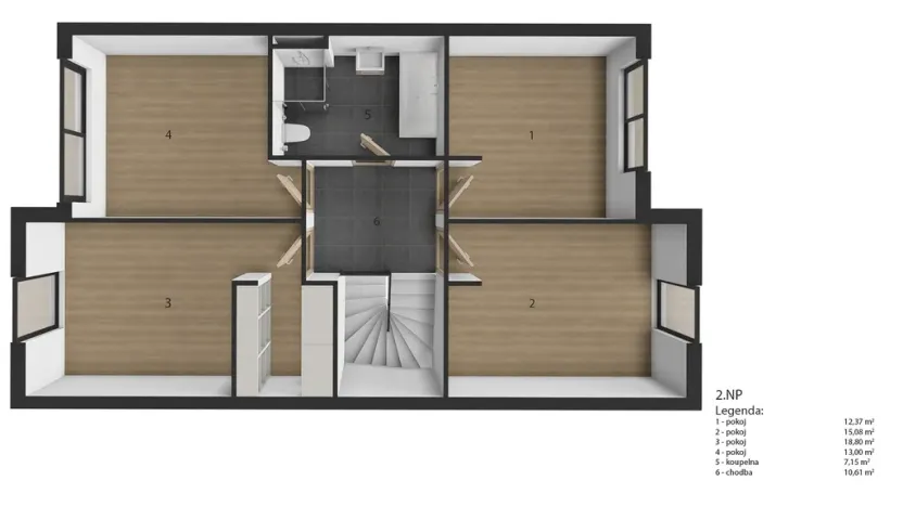 Pronájem rodinného domu, Mladá Boleslav - Chrást, 157 m2