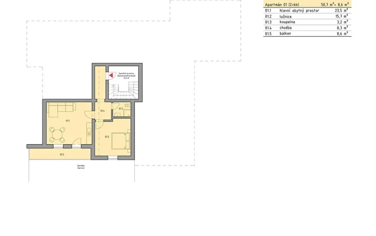 Prodej bytu 2+kk, Bayerisch Eisenstein, Německo, Brennesstraße, 51 m2