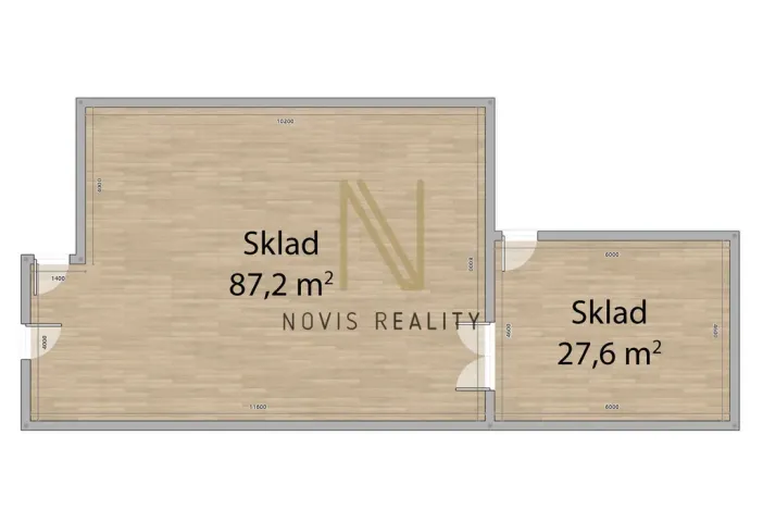Pronájem skladu, Plzeň, Domažlická, 114 m2