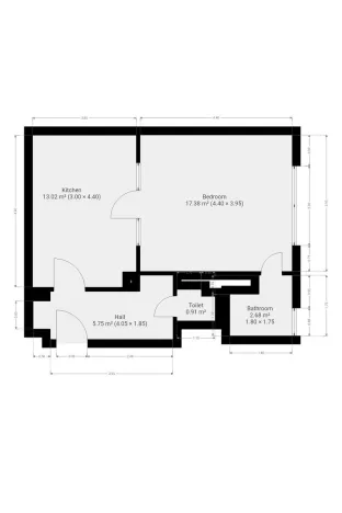 Pronájem bytu 2+kk, Praha - Břevnov, Patočkova, 41 m2
